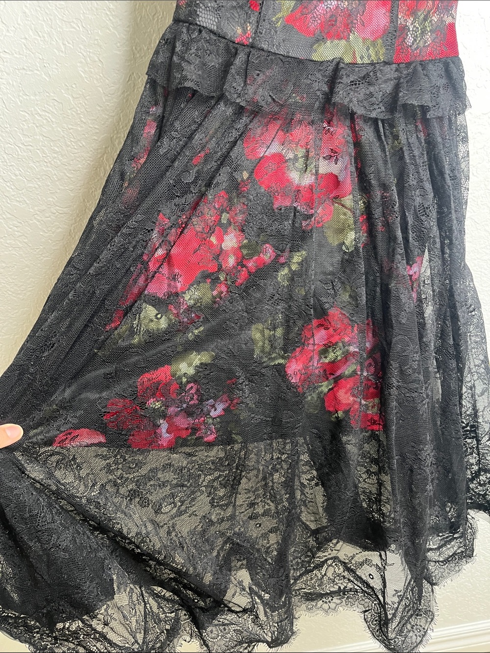 Pearl by Georgina Chapman Floral Lace Dress Sz 2 - Picture 9 of 9